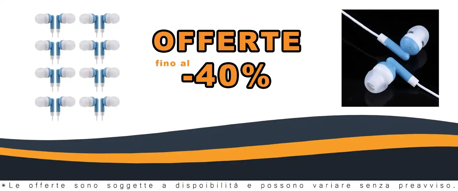 Cuffie auricolari bulk iPhone Android 50 pezzi