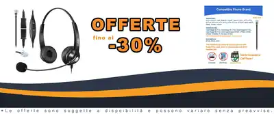 cuffie fisse RJ45 con anulare噪音取消麦克风和快速断开连接电话耳机兼容西门子unify OpenStage 30 40 60 80 Mitel/Aastra 5370 6773电话机