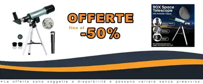 Telescopio Astronomico per Bambini 360/50 mm 90x HD